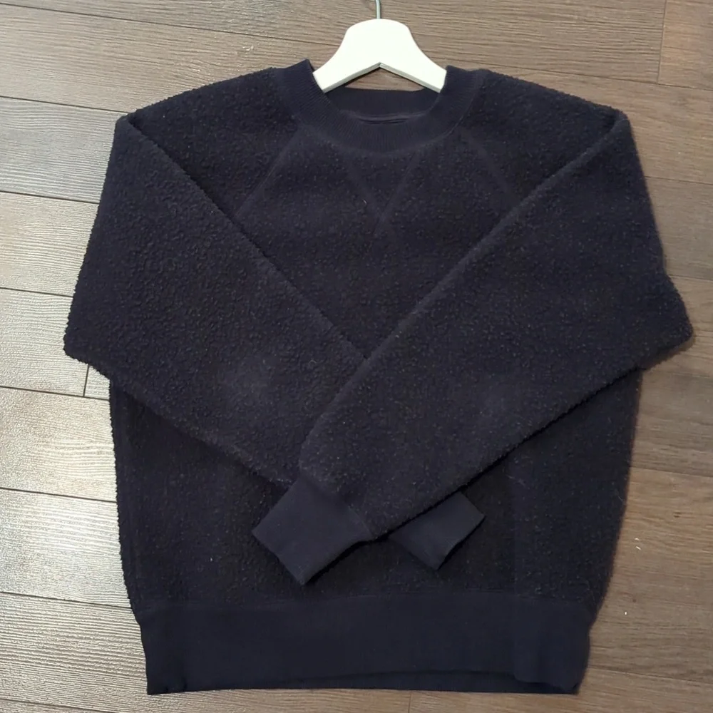 Everlane The ReNew Fleece Raglan Sweatshirt - Picture 3 of 4